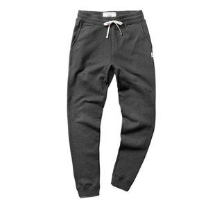 Reigning Champ Midweight Terry Slim Sweatpants, Medium, Heather Charcoal